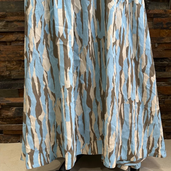 JONATHAN SIMKHAI Fernanda gathered printed mousseline maxi dress Zebra Size L - Picture 10 of 11